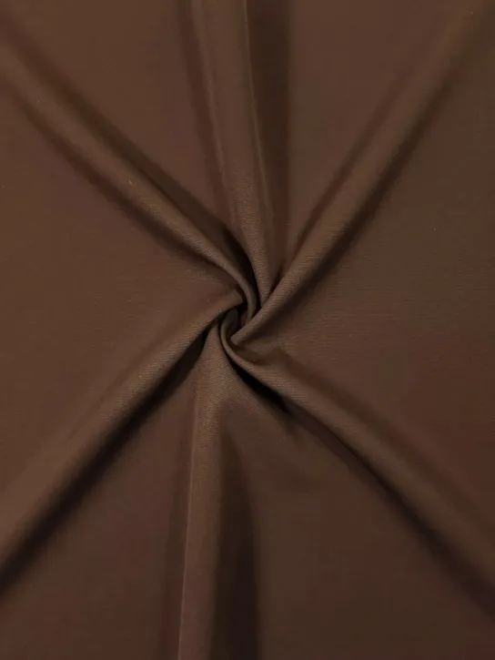 Barbie Gładkie 👗tkanina na sukienkę wizytową brąz  ✂ YardTkaniny ✂