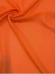 Tkanina szyfon 👗 pomarańczowy na zwiewną sukienkę  ✂ YardTkaniny ✂