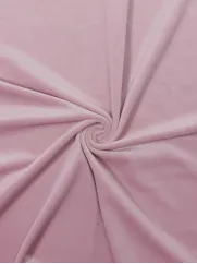 Welur soft - pudrowy róż