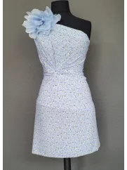 Tkanina wiskoza 👗 na sukienkę materiał w kwiatki ✂ YardTkaniny ✂