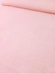Muślin bawełniany 👗 naturalny materiał delikatny róż ✂YardTkaniny ✂