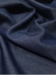 Wiskoza 👗 jeans ciemny niebieski materiał na koszule  ✂ YardTkaniny ✂