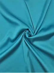 satyna 👗materiał delikatny na sukienkę błękit morski ✂ YardTkaniny ✂