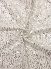 Siatka cekin👗 tkanina na sukience czarnmy błyszcząca nić ✂ YardTkaniny ✂