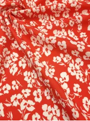 Wiskoza 👗 materiał na sukienki w białe kropki  ✂ YardTkaniny ✂