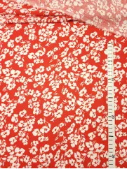 Wiskoza 👗 materiał na sukienki w białe kropki  ✂ YardTkaniny ✂