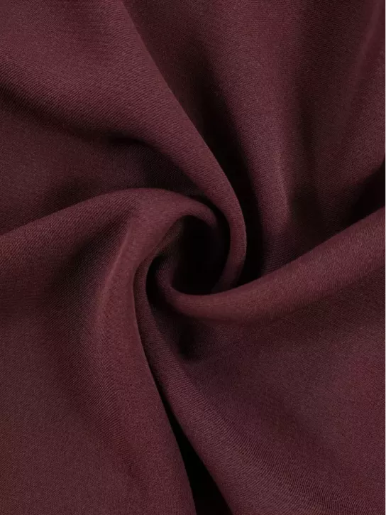 Merino Żorżeta 👗 jasny bordowy materiał sukienkowy ✂ YardTkaniny ✂