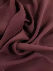 Merino Żorżeta 👗 jasny bordowy materiał sukienkowy ✂ YardTkaniny ✂