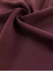 Merino Żorżeta 👗 jasny bordowy materiał sukienkowy ✂ YardTkaniny ✂