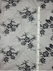 Koronka francuska 👗 delikatne kwiaty na sukienkę boho ✂ YardTkaniny ✂