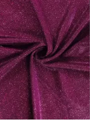 Lurex Błysk 👗 magiczny materiał sukienkowy burgund ✂ YardTkaniny ✂