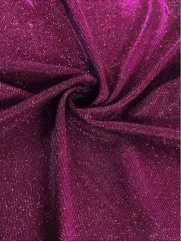 Lurex Błysk 👗 magiczny materiał sukienkowy burgund ✂ YardTkaniny ✂