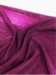 Lurex Błysk 👗 magiczny materiał sukienkowy burgund ✂ YardTkaniny ✂